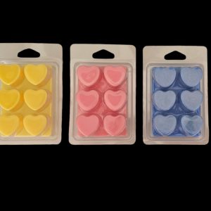 Pop Out Heart | Soy Wax Melts 💚💙💜🤍💛