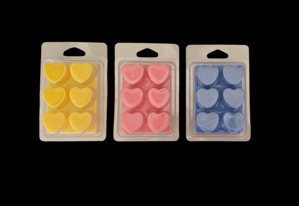 Pop Out Heart | Soy Wax Melts 💚💙💜🤍💛