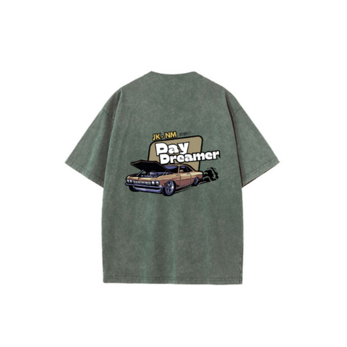 Retro Ride | Oversized Acid Wash Tee