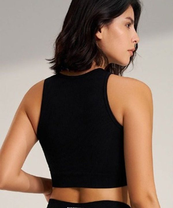 Crop & Comfort | Ribbed Seamless Crop Top